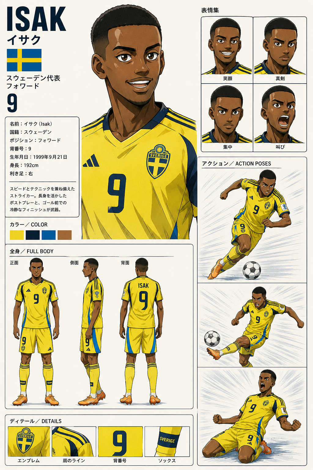 Isak anime-blad