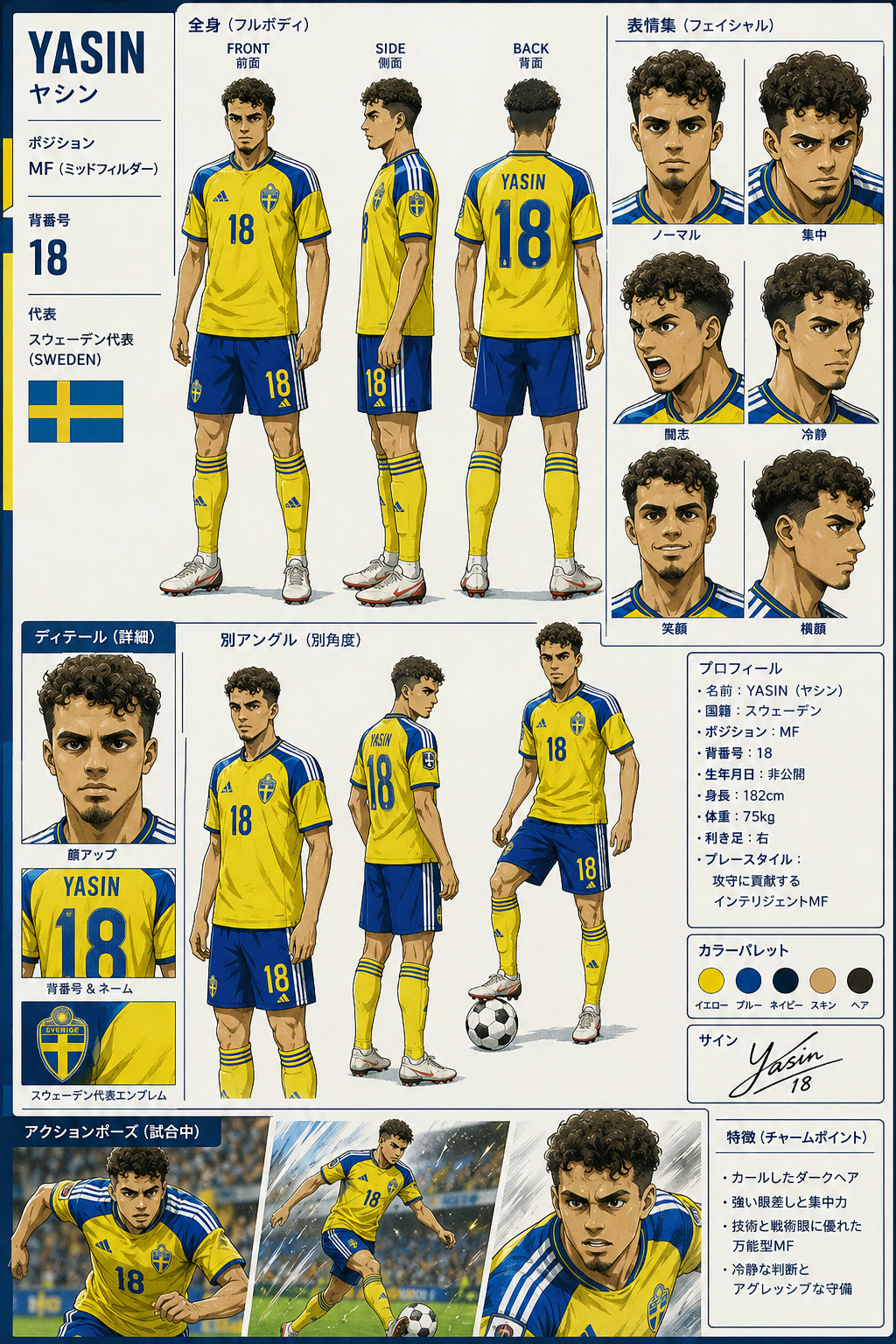 Yasin anime-blad